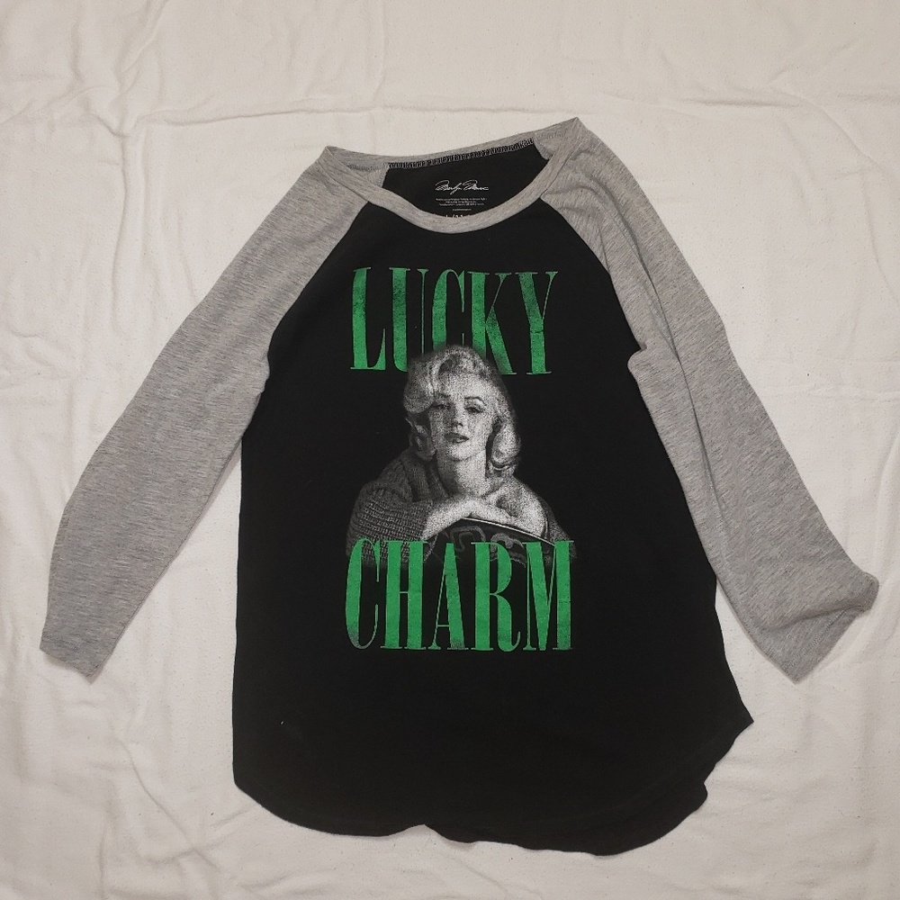 Marilyn Monroe baseball style shirt